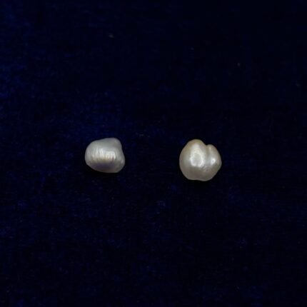 GIA Certified Natural Basra Pearls 2.20 ct(2.39 ratti) and 2.22 ct(2.41 ratti)