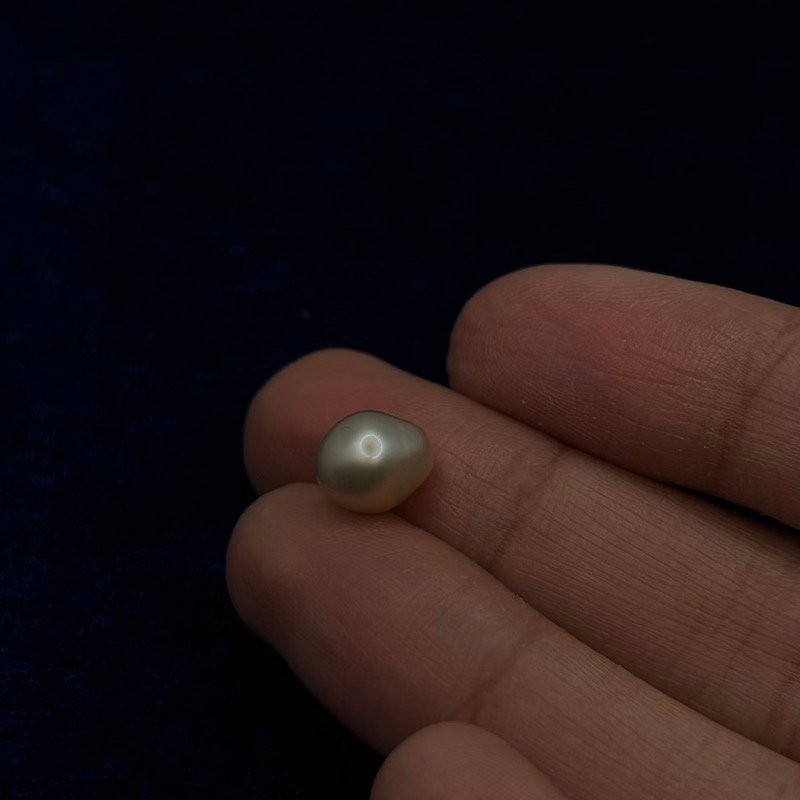 GIA Certified Natural Basra Pearl 3.07 ct (3.35 ratti) - Image 2
