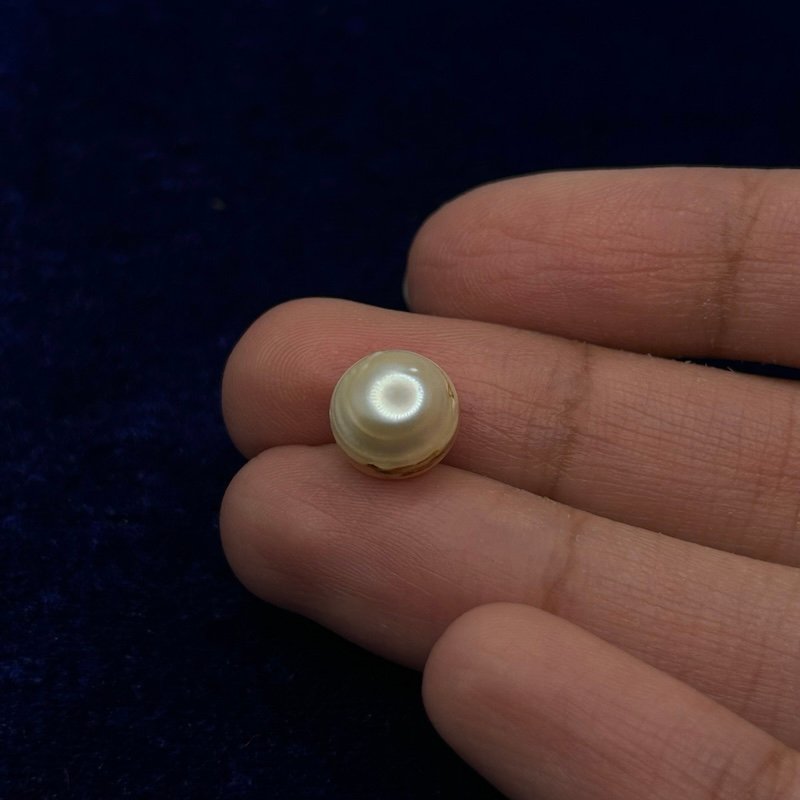 GIA Certified Natural Basra Pearl 4.33 ct (4.72 ratti) - Image 3